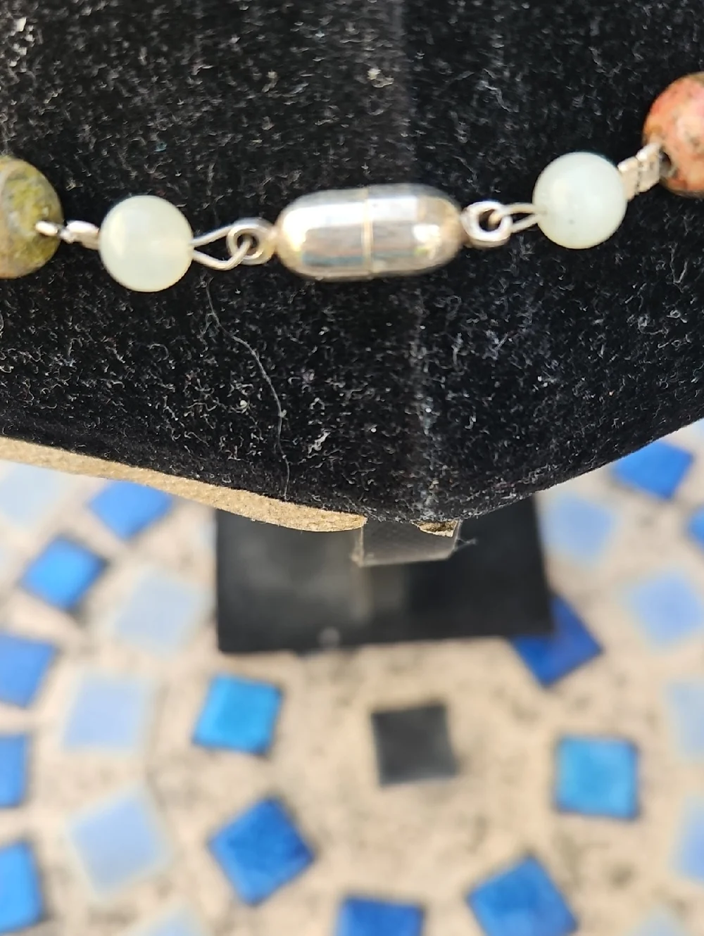 Brown Green Stone Necklace